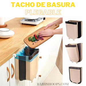 TACHO DE BASURA PLEGABLE